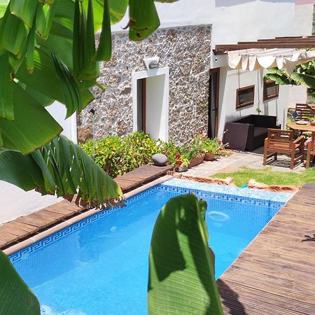 Villa Canaria Piscina Jacuzzi Jardin Santa María de Guía de Gran Canaria Exterior foto