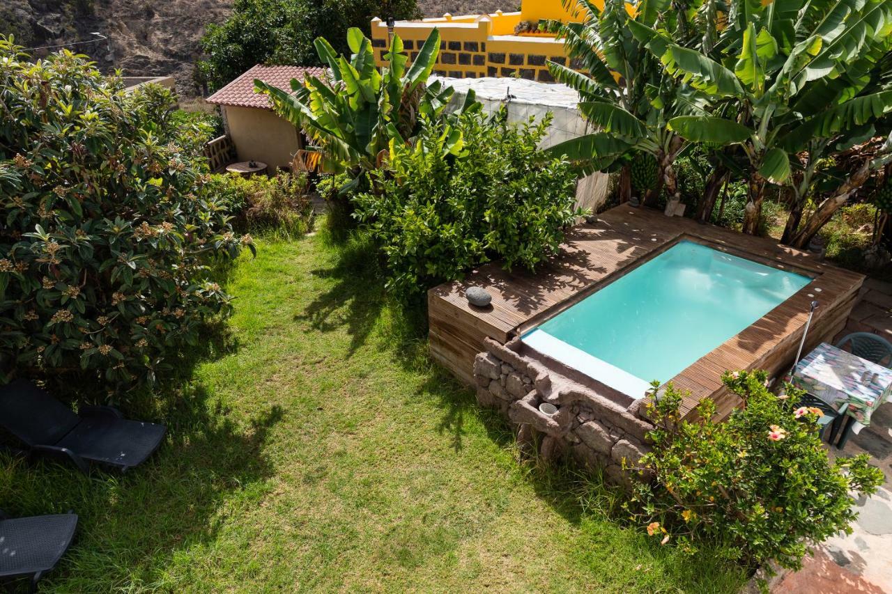 Villa Canaria Piscina Jacuzzi Jardin Santa María de Guía de Gran Canaria Exterior foto